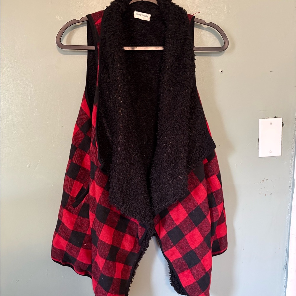 Sweet Love Black Textured Jacket